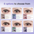 10 Row Fluffy Glue-Free False Eyelashes DIY Self-Adhesive Segmented Upper Lashes Thick Natural Easy Application Enlarge Eyes. 