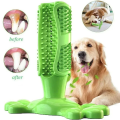 Pet Dog Cactus Interactive  Chew Toys For Small Large Dogs Tooth Cleaning Toothbrush For Medium Large Dogs Treat Dispenser. 