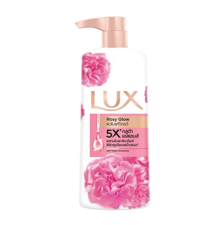 Lux Rosy Glow Body Wash 450ml