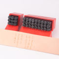 QJH Number Stamp (0-9) Letter Stamp Set (A-Z) Punch Perfect for Imprinting Metal Stamping Kit, Plastic, Wood, Leather 2-12.5MM. 
