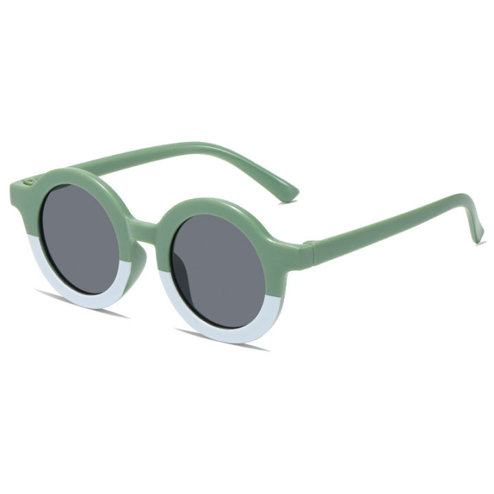 New%20Children's%20Sunglasses%20Korean%20Edition%20Girls'%20Round%20Frame%20Sunglasses%20Personalized%20Baby%20Sunscreen%20Sunglasses%20Fashion%20Versatile%20-%20Image%204