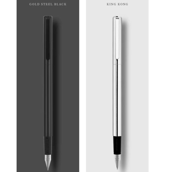 Jinhao%2065%20Black%20Silver%20Color%20Daily%20work%20Notes%20Office%20Fountain%20Pen%20EF%20F%20Nib%20Student%20School%20Writing%20Pen%20Stationery%20Supplies%20-%20Image%202