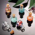 10Pcs Small Glass Bottles Miniature Potion Bottle Mini Cork Glass Vials Wedding. 