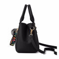 Embroidery Messenger Bags Women Leather Handbags Bags for Women Sac a Main Ladies hair ball Hand Bag. 