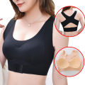 Women Sports Bras For Women Push Up Bra Posture Corrector Bralette Front Closure Female Underwear Cross Back Tops Top Women Bra. 
