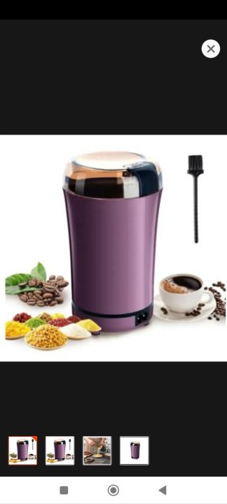 Mini Electric Blender Coffee Beans Chopper Superfine Powder Grinding Machine Milling Beans Grain Spices Electric Coffee Grinder Dry Mill Kitchen Grinder Blender Kitchen Tools