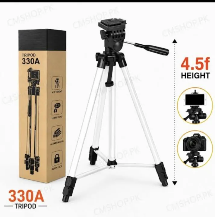 4.5%20Feet%20Tripod%20Stand%20for%20Mobile%20Phones%20and%20Cameras%20-%20Image%202