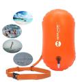Swimming pool Buoy Tow Floats Inflatable Life Saving Swim Buoy PVC Inflated Air Drying Bag Drift Bag  pool accessory Open Water. 