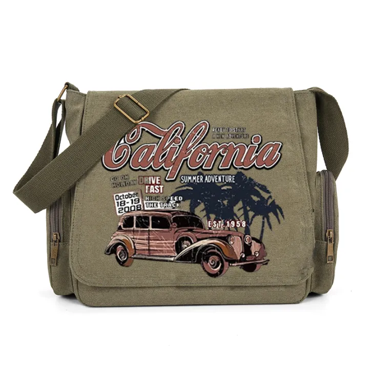 American%20Retro%20Message%20Bag%20Unisex%20Multiple%20Pockets%20Shoulder%20Bag%20Adjustable%20Shoulder%20Strap%E2%80%8C%20Canvas%20Crossbody%20Bag%20Commuting%20-%20Image%207