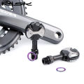 Risk 2pcs Bike Titanium alloy Pedal Washer,OD 20mm Spacer Gasket for MTB Road Bicycle Crank Protection Pad Ring,Repair Gasket. 