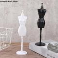 1Set 1:6 Dollhouse Miniature Mannequin Coat Hanger Skirt Support Wedding Mannequin Stand Humanoid Model Toy.