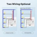 MOES ZigBee Smart Light Switch Tuya Neutral Wire Optional | Magnetic Relay | App/Voice Control | Works with Alexa &  Home lightify. 
