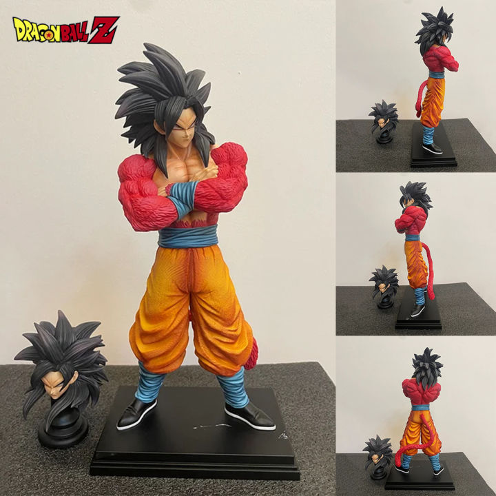New Dragon Ball Son Goku Figuras Super Saiyan 4 Manga Anime Figure 2 ...