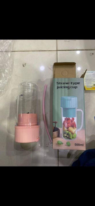 Straw-Type Juicing Cup 500ml