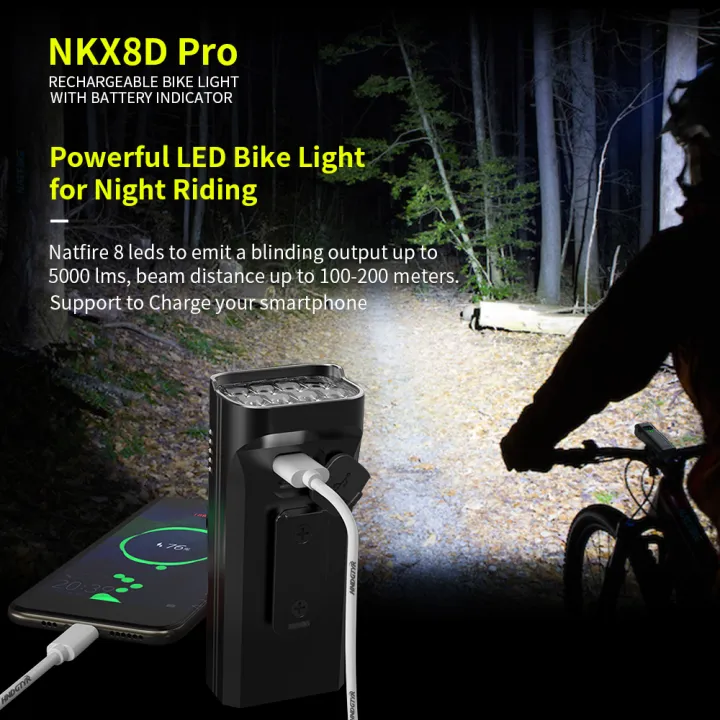 NATFIRE%2010000mAh%20Bicycle%20Light%20with%20Battery%20Indicator%20USB%20Rechargeable%20Bike%20Light%20Set%208%20LED%20Flashlight%20-%20Image%205