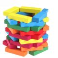51 PCS/Set Colorful Jengaa Education Board Game Family/Party Best Gift for Children High Quality Building Blocks Game. 