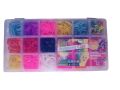 Toy for Children 500 Multi Loom Band Pack [ Box Pack ]. 