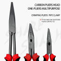 Fishing Crimping Pliers Tools Multifunction High Carbon Steel Portable Tackle Tool. 