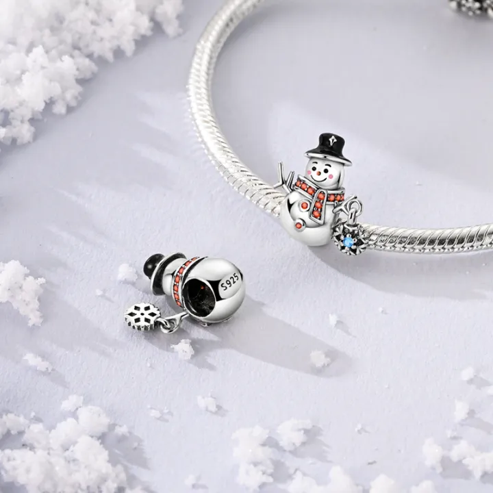 Original%20925%20Sterling%20Silver%20Charms%20Beads%20Snowflake%20Snowman%20Penguin%20Snow%20Boots%20Dangle%20Fit%20Women%20Original%20Bangle%20Bracelet%20-%20Image%203
