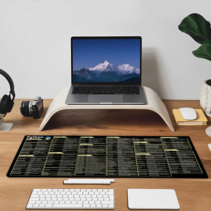 Python%20Programing%20Mouse%20Pad%20Large%20for%20Pycharm%20Shortcuts%20Cheat%20Sheet%20Keyboard%20Mousepad%20Software%20Web%20AI%20Engineer%20Desk%20Mat%20Office%20-%20Image%205