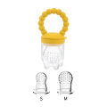 Baby Pacifier Fruit Feeder Baby Silicone Mesh Bag Pacifier Food-grade Fruit and Vegetable Feeder Nursing Toddler Teething Toys.