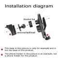 Car Phone Holder For Ford Explorer 2011 2012 2013 2014 2015-2018 Special Fixed Base Wireless Charging Stand Mobile Phone Mounts. 