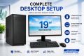 Intel Core i5 3th Generation WITH 19 Inch Monitor RAM 8GB HDD 500GB Graphics 2GB Built in Gaming PC Win 10 – 11, 64 Bit And Keyboard & Mouse Full Desktop Computer Set.