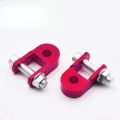 2pcs Motorcycle Shock Extender Height Extension Suspension Riser for Motorbike Scooter Replacement Parts Aluminum Alloy New.