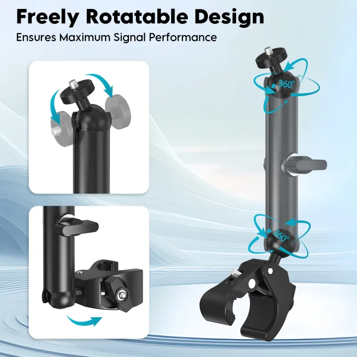EDUP%20SK0146%20Starlink%20Mini%20Adjustable%20Clamp%20Mount%20Kit%E2%80%93Portable%20Aluminum%20Alloy%20Bracket%20for%20RV%20Camper%20Roof%20Rack%20Balcony%E2%80%93Tool-Free%20-%20Image%202