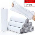 INPLUSTOP Ploy Shipping Bags Opaque PE Plastic Express Envelope Storage White Color Mailing Bags Self Adhesive Seal Courier Bag.