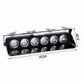 6 LED Police Emergency Flashing Light/Flasher Strobe/Warning Light Universal for Car/Jeep/Trucks Etc. 1Pcs(Red/Blue). 