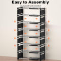 Multiple Layers Shoe Organizer Shoe Rack Organizer Space Saving Rack For Wall Corner Stackable Shelf Adjustable Saving Cabinet. 