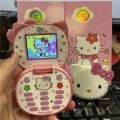 2026 Sanrio Hello Kitty Mini Cartoon Phone Stylish Cute Portable Present for Festival Birthday Holiday  Ornament. 