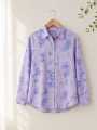 Ladies Fashionable Checkered Flannel Shirt. 