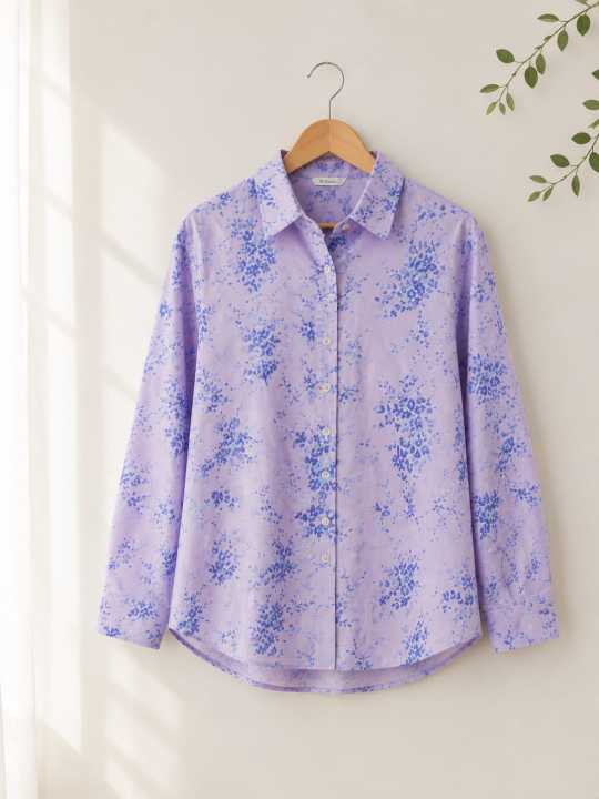 Ladies%20Fashionable%20Checkered%20Flannel%20Shirt%20-%20Image%204