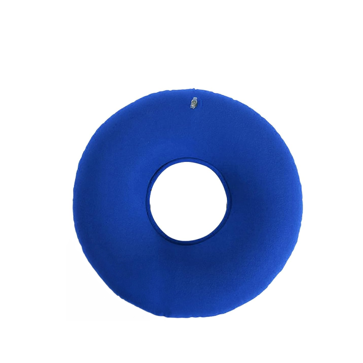 Air Cushion Ring Round Inflatable Donut Air Ring Cushion for Piles Tailbone Pain Relief Bedsore Hemorrhoids Pressure Relief