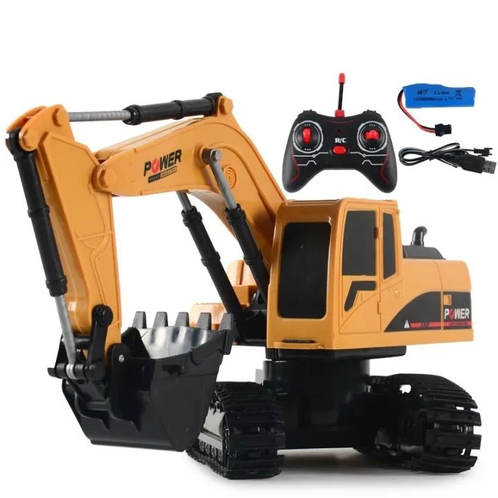 Remote Control Excavator,Toy Digger Remote Control Excavator Toys,Sand Engineering Digger Construction Car Toy Excavator RC Toy Cars Toy For Children