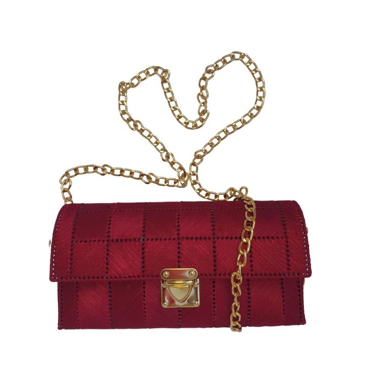 virsa bag, cross body shoulder bag, maroon handbag hand made ladies fashion bag party bag