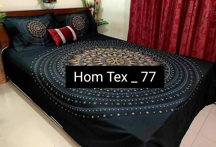 Stylish%20Digital%20Home%20Tex%20Cotton%208.5/7.5%20Feet%20Double%20Size%20Bedsheet%20with%20Two%20Pillow%20Covers%20-%20Elevate%20Your%20Bedroom%20Style%20with%20This%20Chic%20Bed%20Sheet%20-%20Image%207