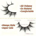10 pairs of super fluffy cat eye fake eyelashes - extra long and thick eyelashes for makeup and eyelash extension, cosplay fake. 