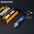 Mini LED Keychain Light Portable Luminous Small EDC Flashlight Outdoor 10 Lighting Modes Waterproof Camping Warning Strong .