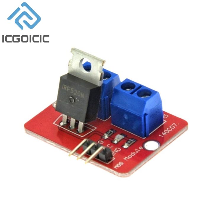 0-24V Top Mosfet Button IRF520 MOS Driver Module For Arduino MCU ARM Raspberry pi