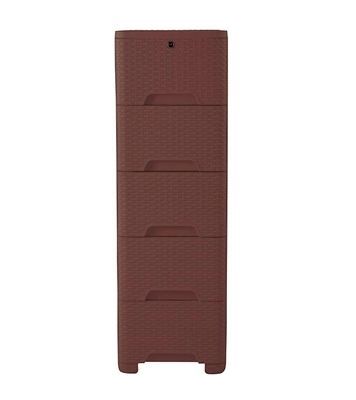 Caino Closet 5 Drawer Eagle Brown | Daraz.com.bd