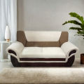 Rolled Arm Velvet Fluffy Sofa (2 seater). 