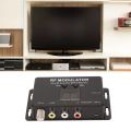 AV to RF TV Modulator Mini RF Modulator RF Modulator Professional PAL NTSC 21 Channel AV to RF Convertor for Set Top Box DVR DVD. 
