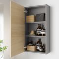Cabinet with single door made in lamination sheet with pvc edging tape for Bathroom, makeup kit , storage, living room , bed room, storage cabinet, simple cabinets wall mounted cabinets. 