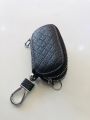 PU Leather Premium Key Bag for Car Keys Dark Brown Color. 