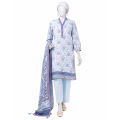 Junaid Jamshed  Women Unstitched 3 Piece JLU-S-26-4335 BLOCK PRINTED GEOMETRIC-3 JLU-S-26-4335 BLOCK PRINTED GEOMETRIC-3. 