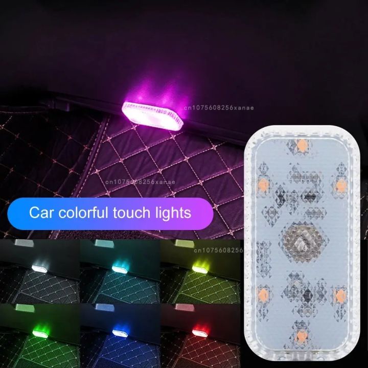 Mini%205V%20LED%20Touch%20Light%20-%20Wireless%20Car%20Interior%20Lighting%20with%20USB%20Charging%20Rechargeable%20for%20Roof%20Ceiling%20Reading%20Door%20Foot%20Trunk%20-%20Image%203