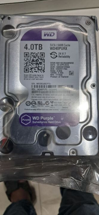 Wd Purple 4 tb hard drives